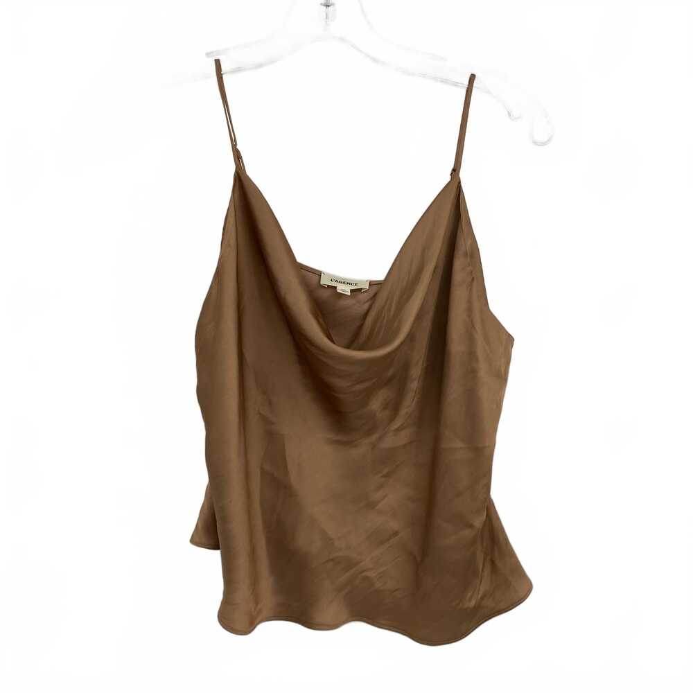 L’agence Brown Cowl Neck Tank Top | Women’s M Regular
